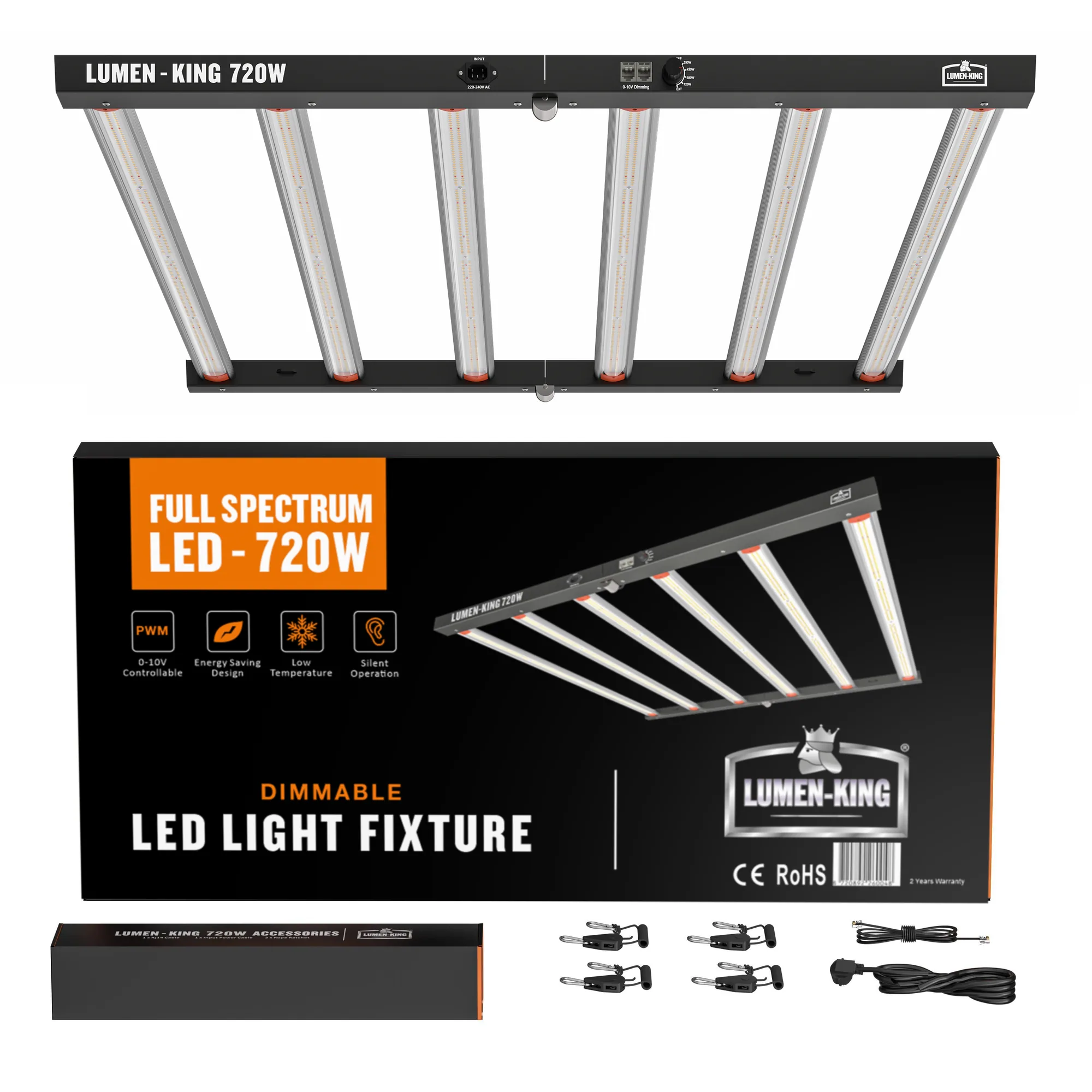 Lumen-King LED Grow Light 720W 2,7 µmol/J