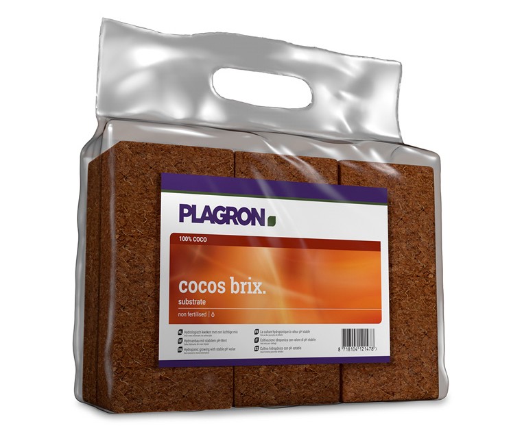 Plagron Cocos Brix pakiranje 6 prešanih kokos blokova