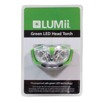 LED lampa za glavu sa zelenim svjetlom LUMII