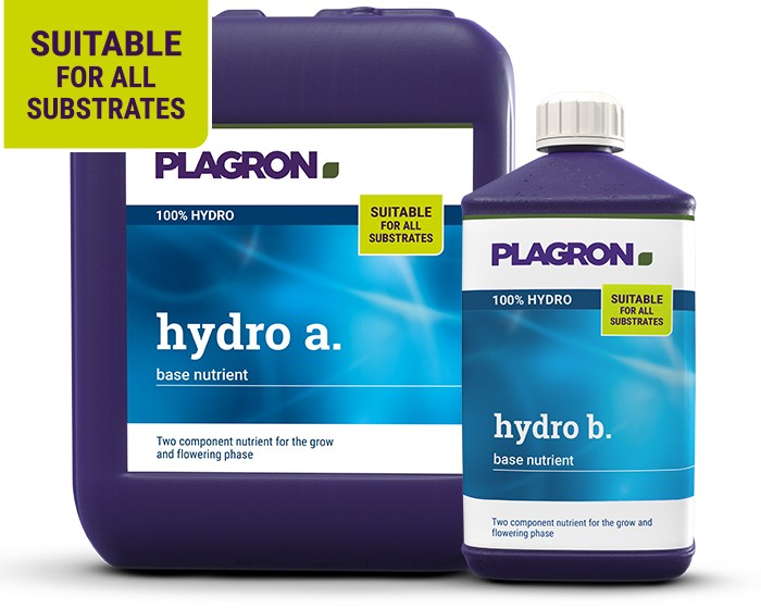 Hydro A i Hydro B PLAGRON gnojivo za hidroponiju – boce i kanistri